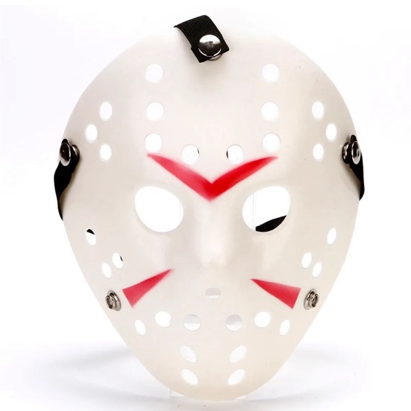 Halloween Horror Jason Mask Hockey Cosplay Killer Scary Party 🔥Color White🔥 - Picture 1 of 4